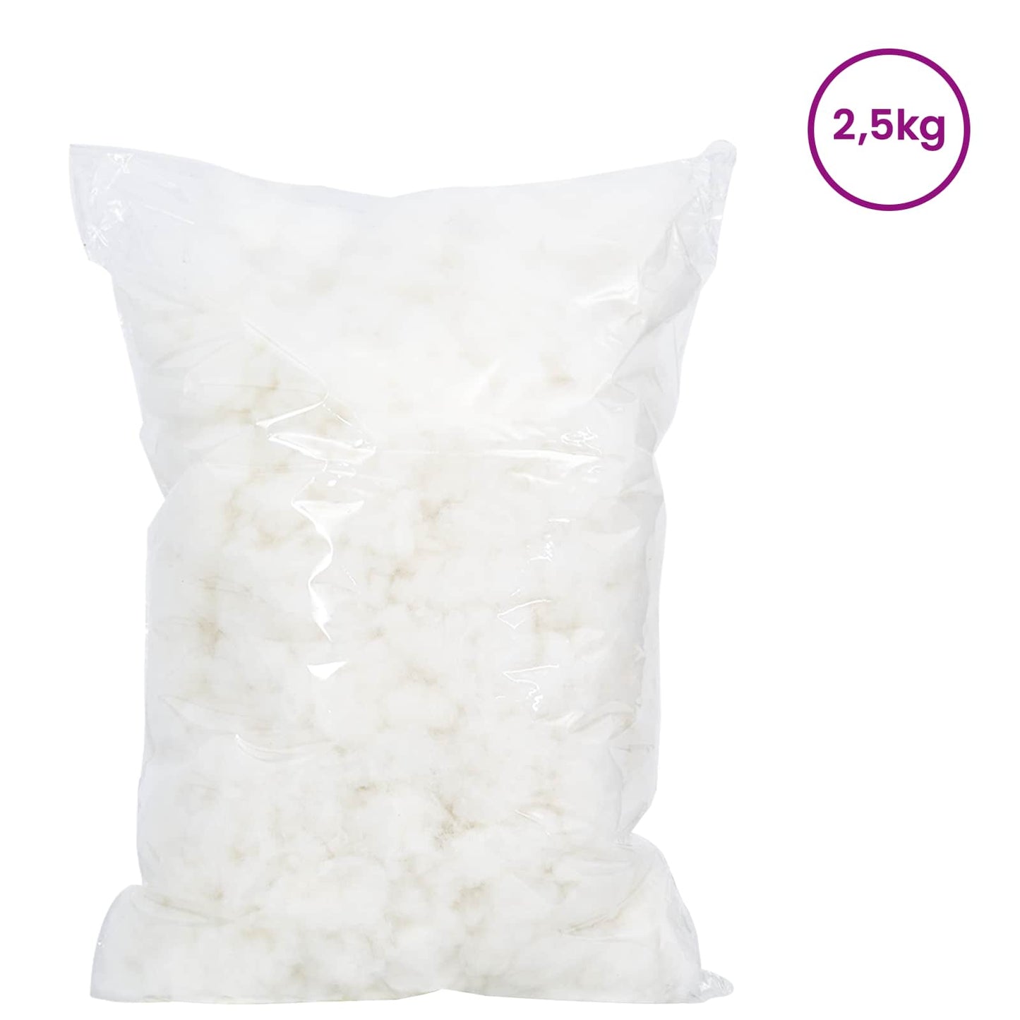 Fiber Fyld Hvid 2,5 kg Polyester