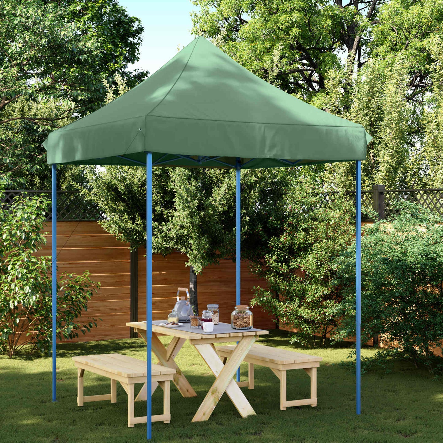 Party Tent 200 x 200 x 306 cm Grøn Oxford stof