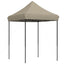 Party Tent 200 x 200 x 306 cm Gråbrun Oxford stof
