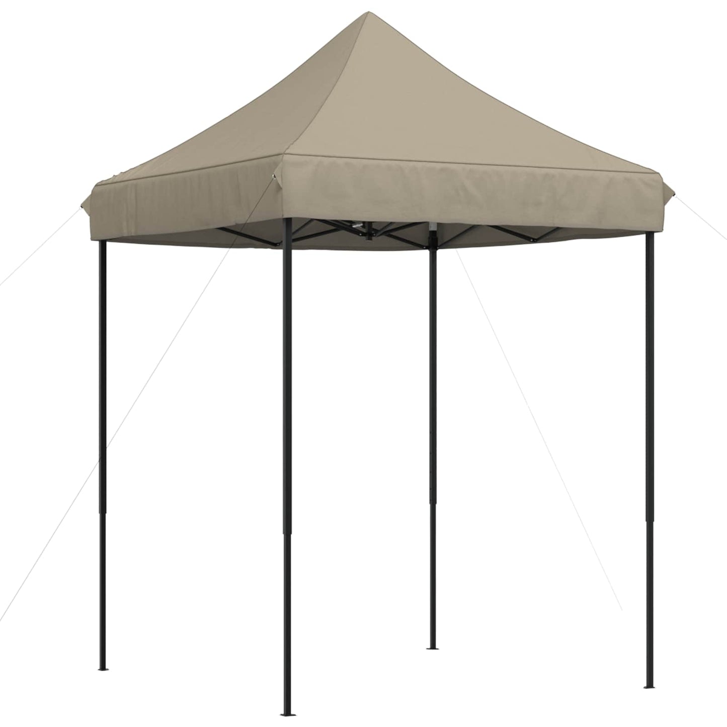 Party Tent 200 x 200 x 306 cm Gråbrun Oxford stof