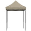 Party Tent Gråbrun 200 x 200 x 306 cm Oxford stof
