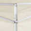 Party Tent 200 x 200 x 315 cm Cremefarvet Oxford stof