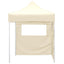 Party Tent 200 x 200 x 315 cm Cremefarvet Oxford stof