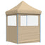 Party Tent Beige 200 x 200 x 306 cm Oxford stof