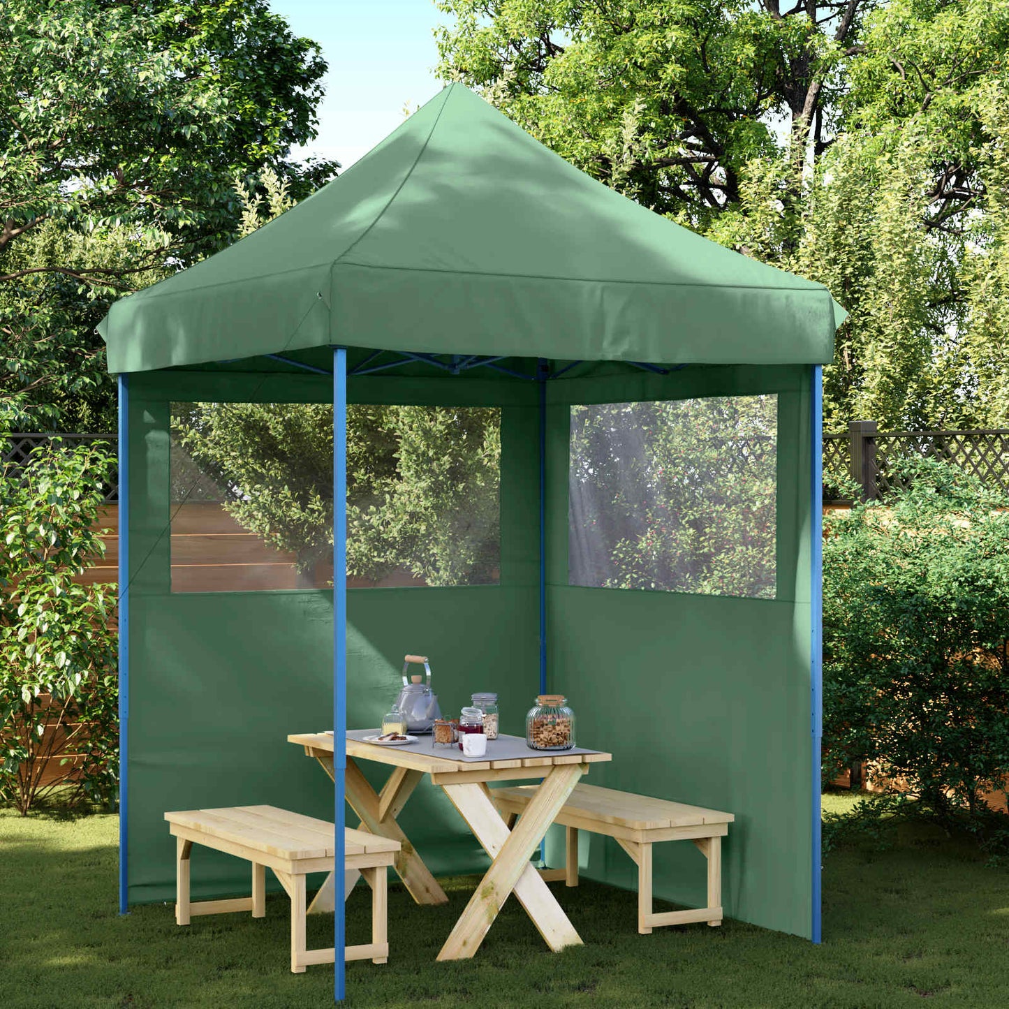 Party Tent 200 x 200 x 306 cm Grøn Oxford stof
