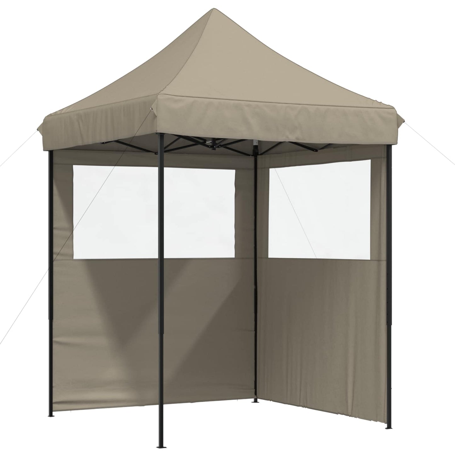 Party Tent 200 x 200 x 306 cm Gråbrun Oxford stof