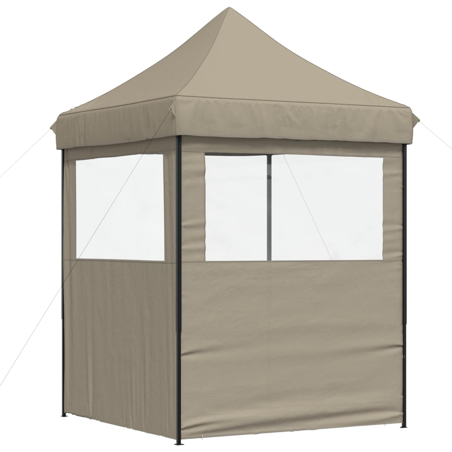 Party Tent 200 x 200 x 306 cm Gråbrun Oxford stof