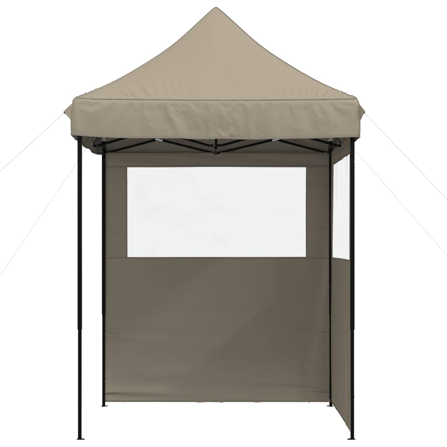 Party Tent 200 x 200 x 306 cm Gråbrun Oxford stof