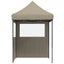 Party Tent 200 x 200 x 306 cm Gråbrun Oxford stof