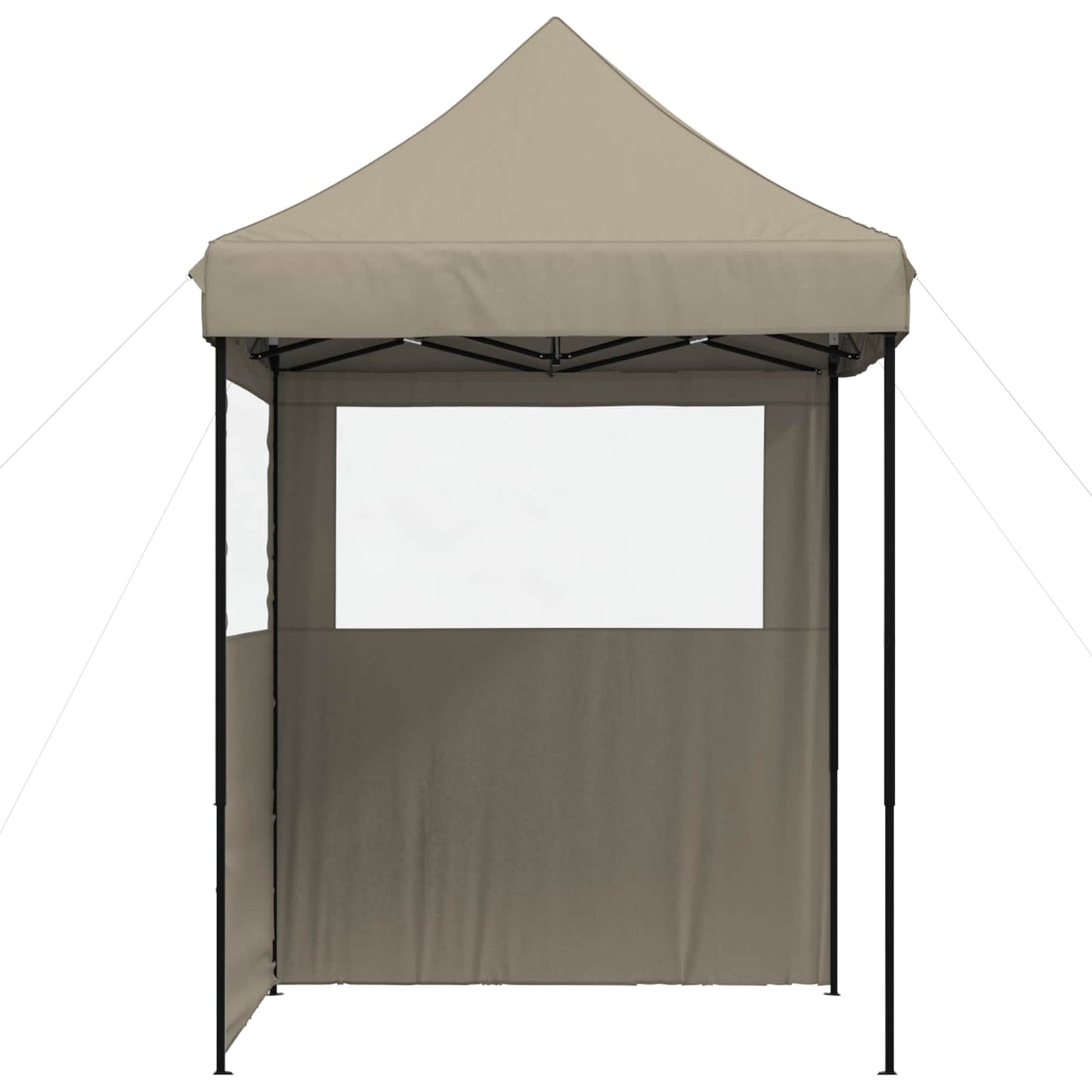 Party Tent 200 x 200 x 306 cm Gråbrun Oxford stof