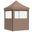 Party Tent 200 x 200 x 306 cm Brun Oxford stof