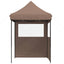 Party Tent 200 x 200 x 306 cm Brun Oxford stof