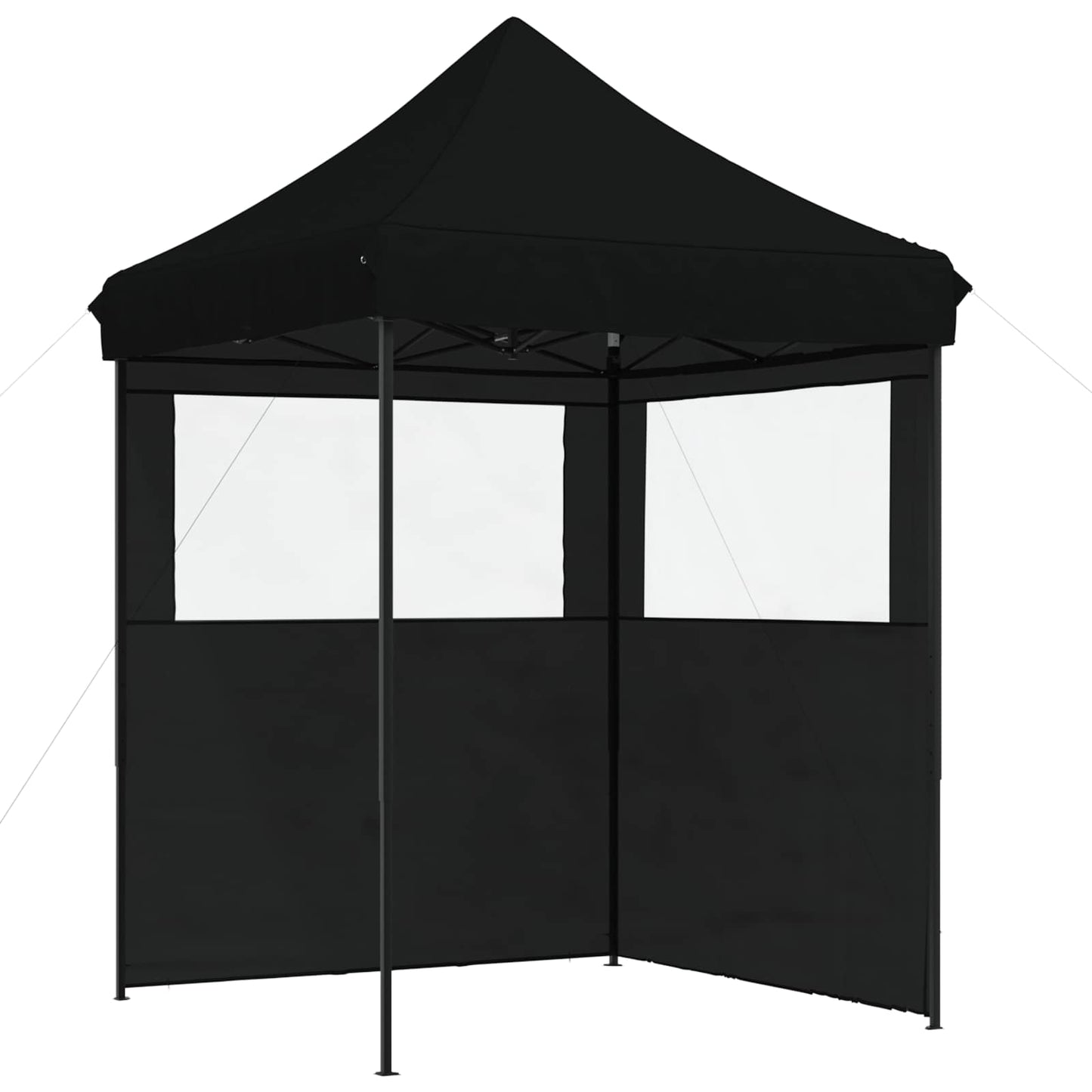 Party Tent 200 x 200 x 306 cm Sort Oxford stof