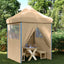Party Tent 200 x 200 x 306 cm Beige Oxford stof