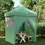 Party Tent 200 x 200 x 306 cm Grøn Oxford stof