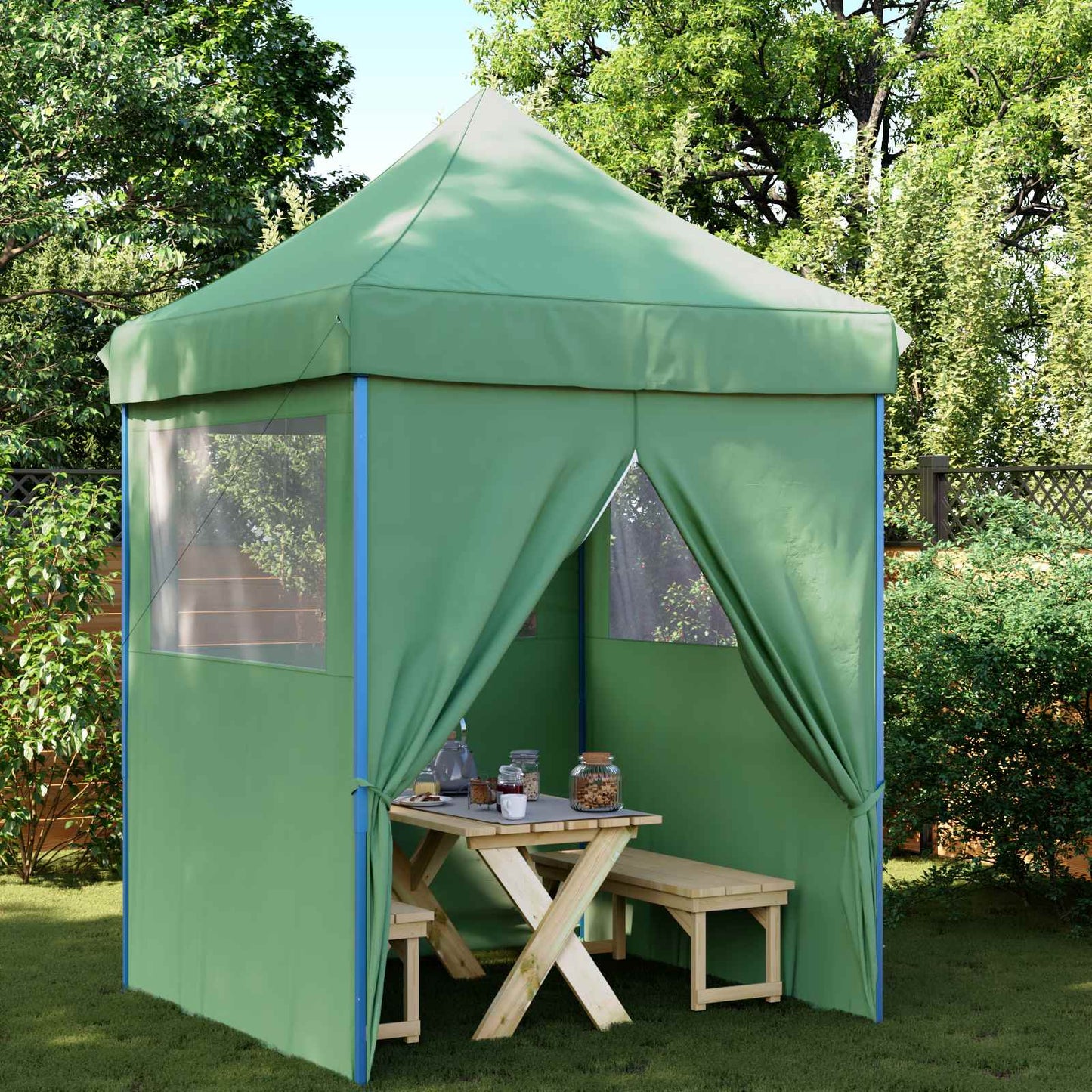 Party Tent 200 x 200 x 306 cm Grøn Oxford stof