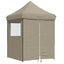 Party Tent Gråbrun 200 x 200 x 306 cm Oxford stof