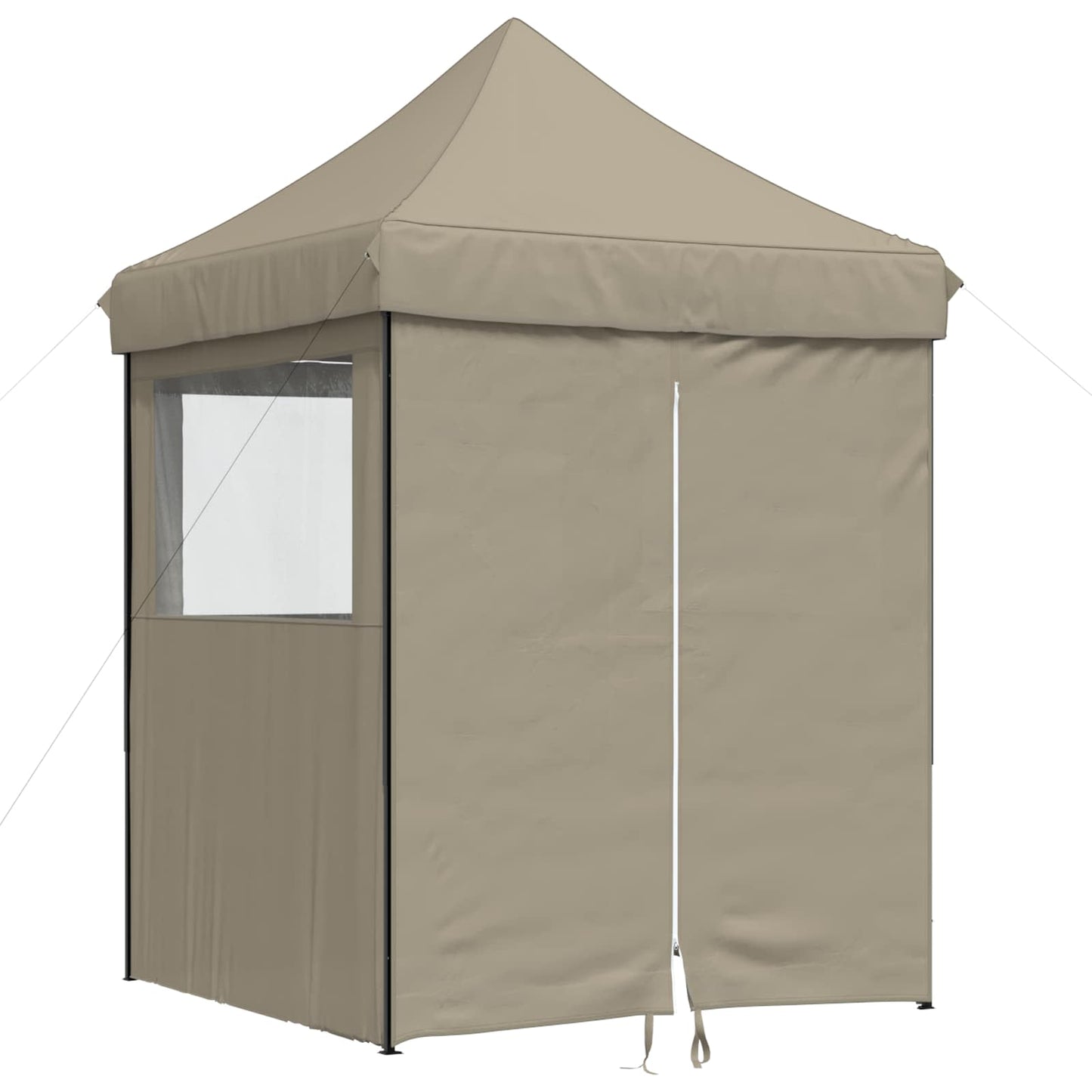 Party Tent 200 x 200 x 306 cm Gråbrun Oxford stof