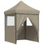 Party Tent 200 x 200 x 306 cm Gråbrun Oxford stof