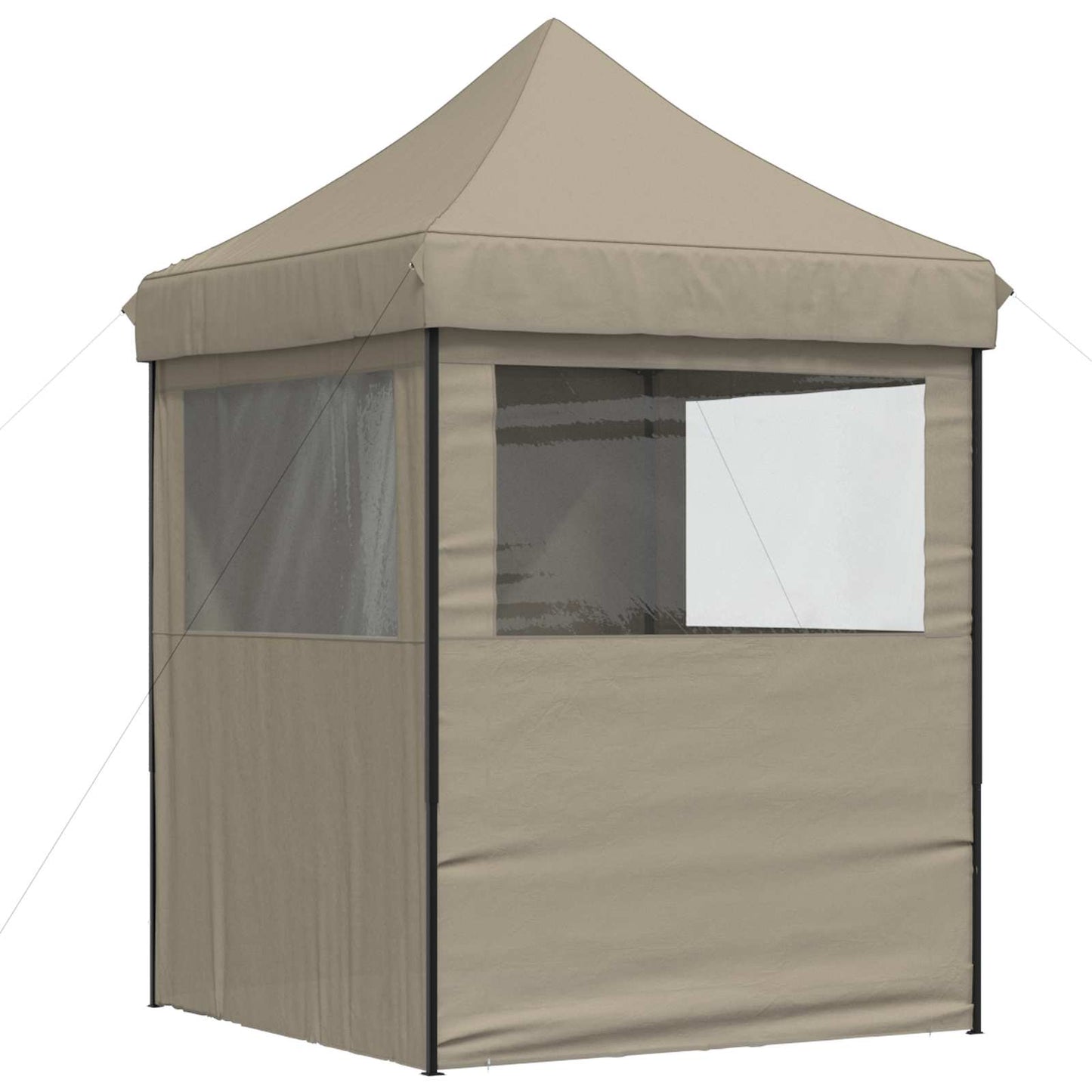 Party Tent 200 x 200 x 306 cm Gråbrun Oxford stof