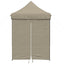 Party Tent 200 x 200 x 306 cm Gråbrun Oxford stof