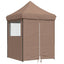 Party Tent 200 x 200 x 306 cm Brun Oxford stof