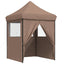 Party Tent 200 x 200 x 306 cm Brun Oxford stof