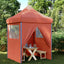 Party Tent 200 x 200 x 306 cm Terrakotta Oxford stof