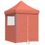 Party Tent 200 x 200 x 306 cm Terrakotta Oxford stof