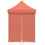 Party Tent 200 x 200 x 306 cm Terrakotta Oxford stof