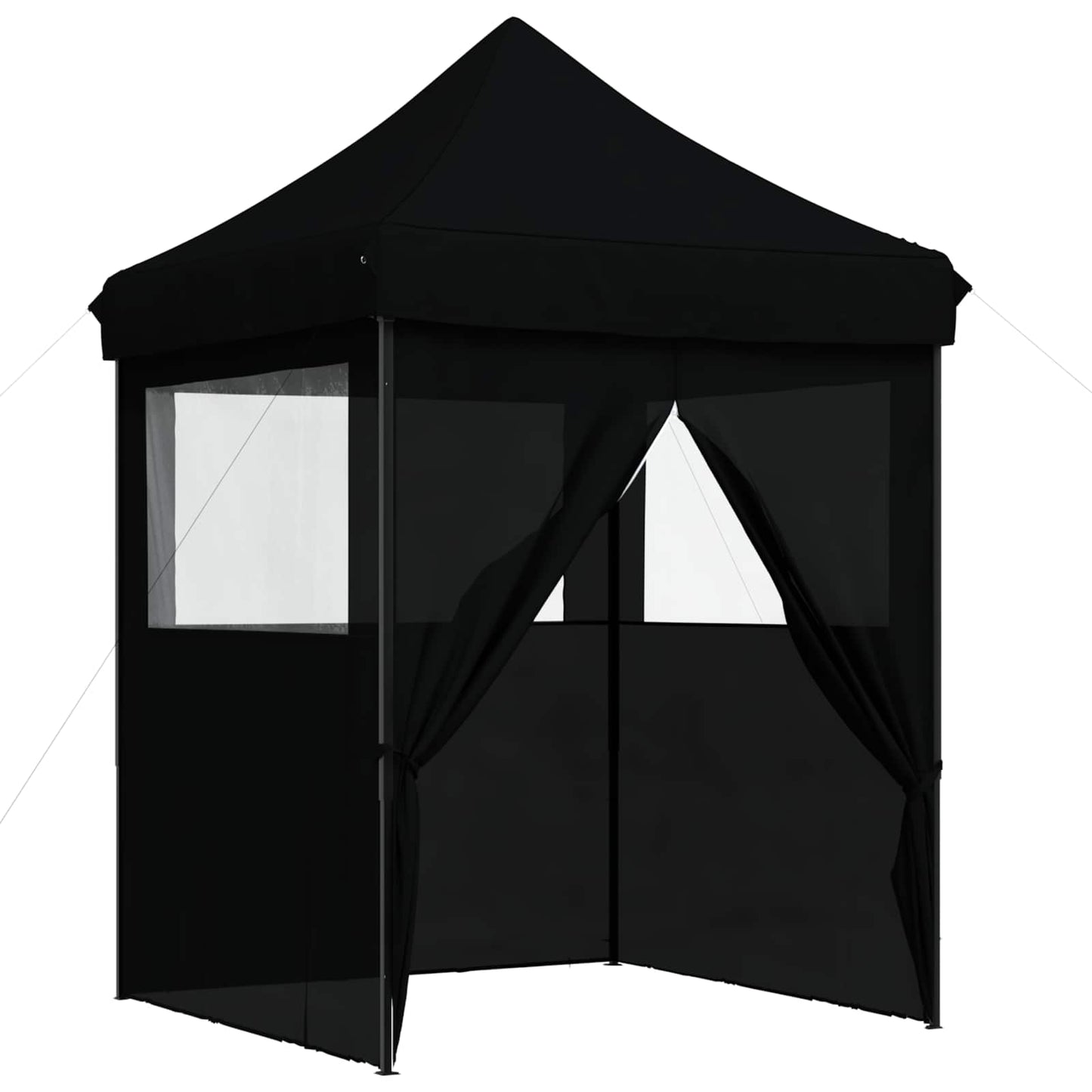Party Tent 200 x 200 x 306 cm Sort Oxford stof