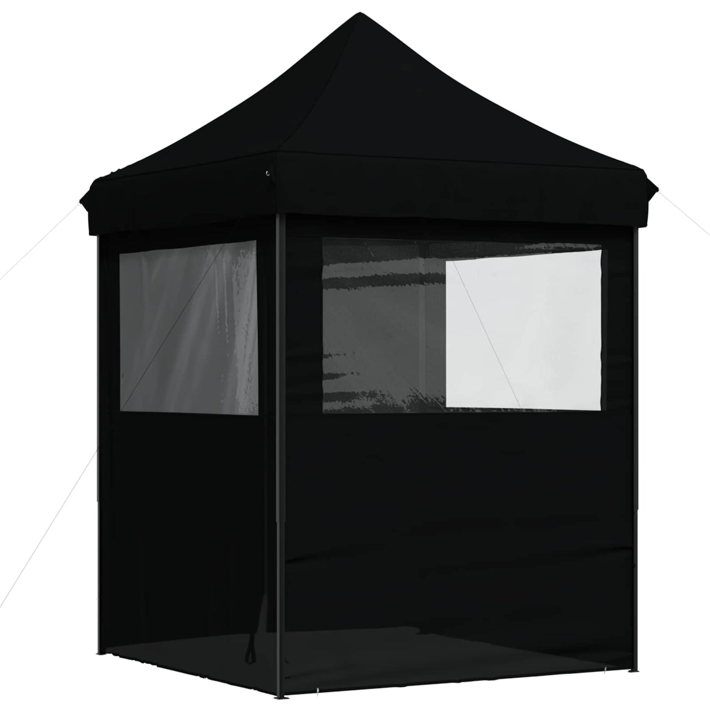 Party Tent 200 x 200 x 306 cm Sort Oxford stof