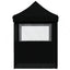 Party Tent 200 x 200 x 306 cm Sort Oxford stof