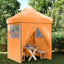 Party Tent 200 x 200 x 306 cm Orange Oxford stof