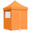 Party Tent 200 x 200 x 306 cm Orange Oxford stof
