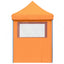Party Tent 200 x 200 x 306 cm Orange Oxford stof