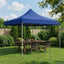 Party Tent 291 x 291 x 315 cm Blå Oxford stof