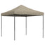 Party Tent 292 x 292 x 315 cm Gråbrun Oxford stof