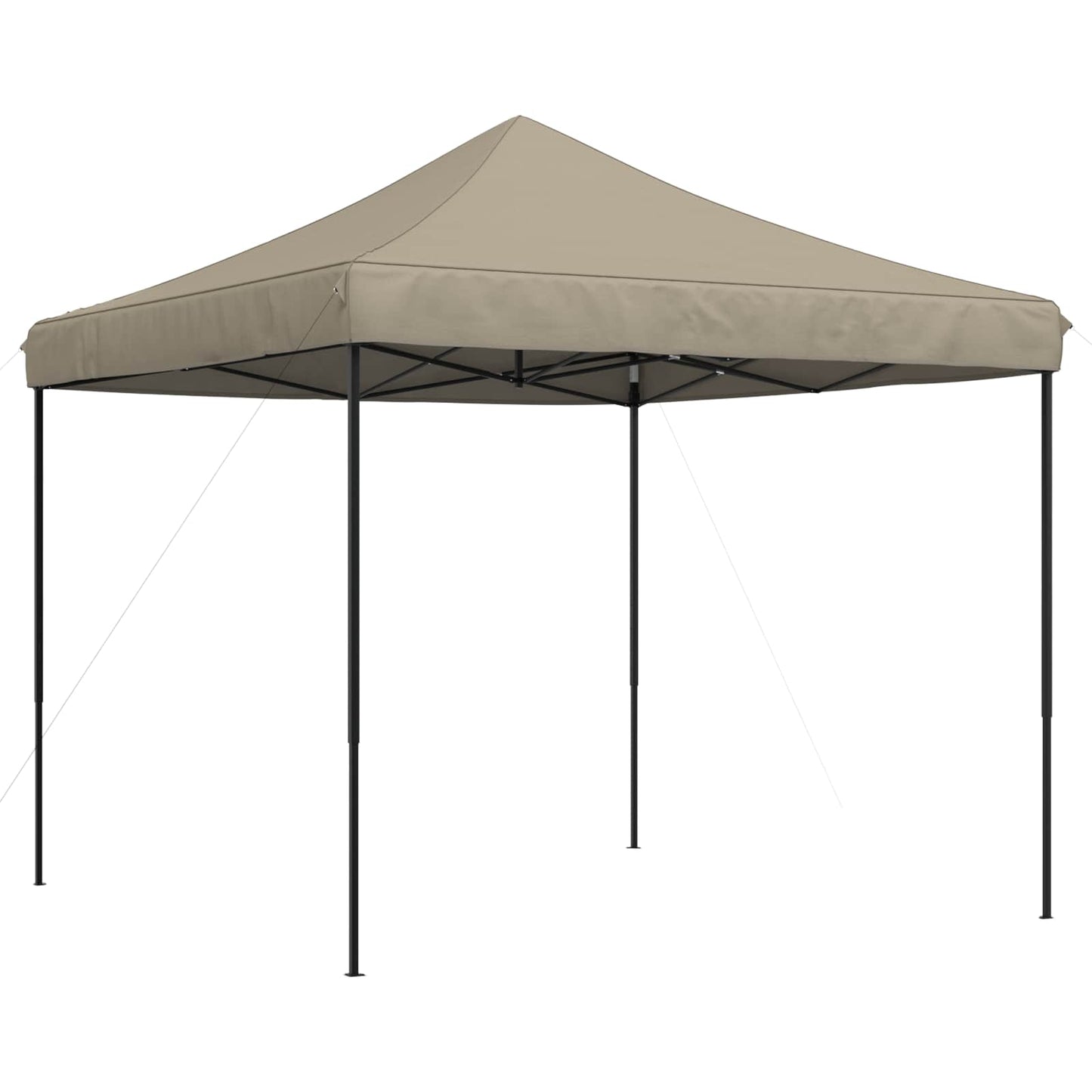Party Tent 292 x 292 x 315 cm Gråbrun Oxford stof