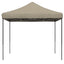 Party Tent 292 x 292 x 315 cm Gråbrun Oxford stof