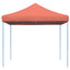 Party Tent 292 x 292 x 315 cm Terrakotta Oxford stof