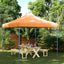 Party Tent 292 x 292 x 315 cm Orange Oxford stof