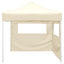 Party Tent 291 x 291 x 315 cm Cremefarvet Oxford stof
