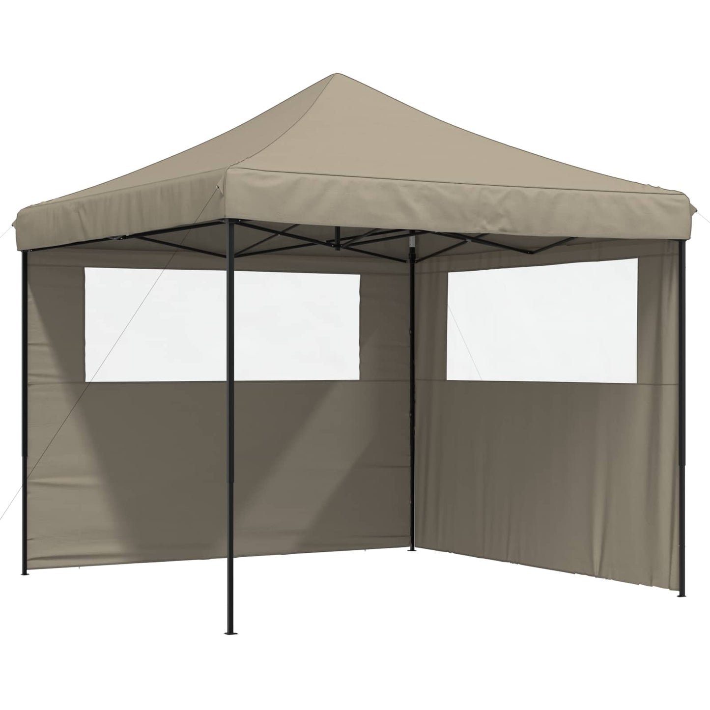 Party Tent 292 x 292 x 315 cm Gråbrun Oxford stof
