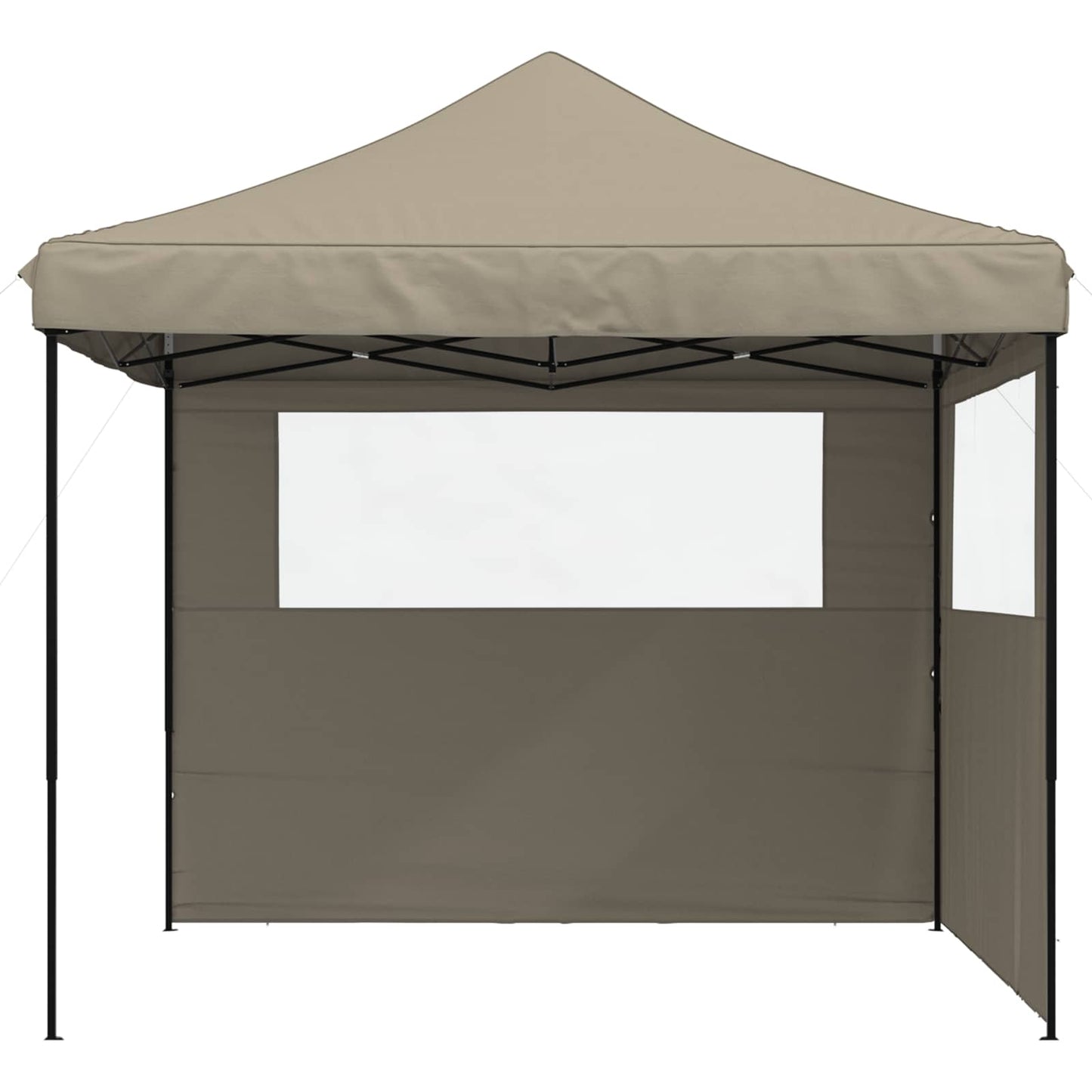 Party Tent 292 x 292 x 315 cm Gråbrun Oxford stof