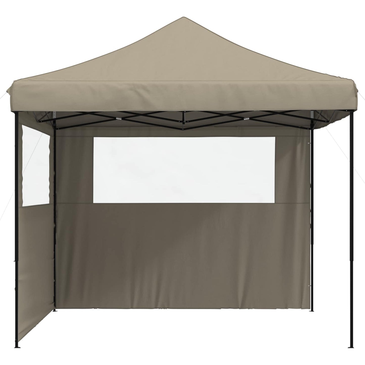 Party Tent 292 x 292 x 315 cm Gråbrun Oxford stof