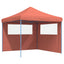 Party Tent 292 x 292 x 315 cm Terrakotta Oxford stof