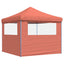 Party Tent 292 x 292 x 315 cm Terrakotta Oxford stof