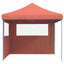Party Tent 292 x 292 x 315 cm Terrakotta Oxford stof