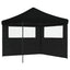Party Tent Sort 292 x 292 x 315 cm Oxford stof